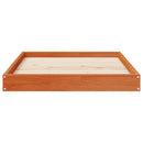 vidaXL Kutyafekhely Faggyú barna 101,5 x 74 x 9 cm Tömör fenyőfa