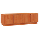 vidaXL TV szekrény Viaszbarna 140 x 40 x 40 cm Tömör fenyő