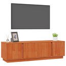 vidaXL TV szekrény Viaszbarna 140 x 40 x 40 cm Tömör fenyő
