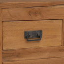 vidaXL Széf Természetes 110 x 35 x 75,5 cm Tömör Teakfa