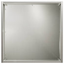vidaXL Kerti cserép 2 db Ezüst 20 x 20 x 20 cm Rozsdamentes Acél