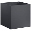 vidaXL Kerti cserép Antracitszürke 35 x 35 x 35 cm