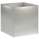 vidaXL Kerti cserép 2 db Ezüst 35 x 35 x 35 cm Rozsdamentes Acél