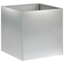 vidaXL Kerti cserép 2 db Ezüst 45 x 45 x 45 cm Horganyzott Acél