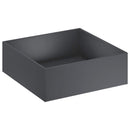 vidaXL Kerti cserép Antracitszürke 40 x 40 x 20 cm