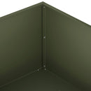 vidaXL Kerti cserép 2 db Olajzöld 40 x 40 x 20 cm