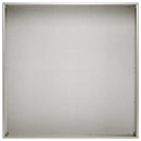 vidaXL Kerti cserép Ezüst 40 x 40 x 20 cm Rozsdamentes Acél