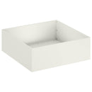 vidaXL Kerti cserép 2 db Fehér 60 x 60 x 20 cm Hidegen hengerelt acél