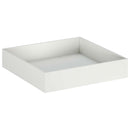 vidaXL Kerti cserép 2 db Fehér 80 x 80 x 20 cm Hidegen hengerelt acél