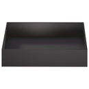 vidaXL Kerti cserép Fekete 100 x 100 x 20 cm Hidegen hengerelt acél