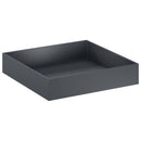 vidaXL Kerti cserép 2 db Antracitszürke 100 x 100 x 20 cm