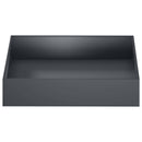 vidaXL Kerti cserép 2 db Antracitszürke 100 x 100 x 20 cm