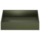 vidaXL Kerti cserép 2 db Olajzöld 100 x 100 x 20 cm