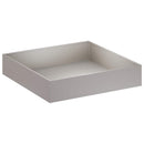 vidaXL Kerti cserép Rozsdás 100 x 100 x 20 cm Időjárásálló Acél