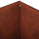 vidaXL Kerti cserép 2 db Rozsdás 40 x 40 x 30 cm Időjárásálló Acél