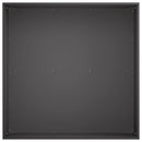 vidaXL Kerti cserép 2 db Fekete 60 x 60 x 30 cm Hidegen hengerelt acél