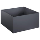 vidaXL Kerti cserép 2 db Antracitszürke 60 x 60 x 30 cm