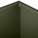 vidaXL Kerti cserép 2 db Olajzöld 60 x 60 x 30 cm