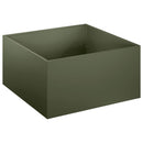 vidaXL Kerti cserép 2 db Olajzöld 60 x 60 x 30 cm