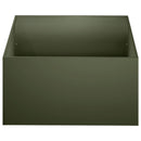 vidaXL Kerti cserép 2 db Olajzöld 60 x 60 x 30 cm
