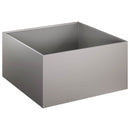 vidaXL Kerti cserép Rozsdás 60 x 60 x 30 cm Időjárásálló Acél