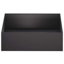 vidaXL Kerti cserép 2 db Fekete 100 x 100 x 30 cm