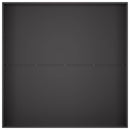 vidaXL Kerti cserép 2 db Fekete 100 x 100 x 30 cm