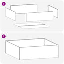 vidaXL Kerti cserép Antracitszürke 100 x 100 x 30 cm
