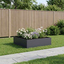 vidaXL Kerti cserép Antracitszürke 100 x 100 x 30 cm