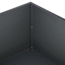 vidaXL Kerti cserép 2 db Antracitszürke 100 x 100 x 30 cm