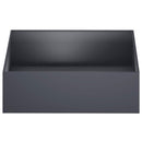 vidaXL Kerti cserép 2 db Antracitszürke 100 x 100 x 30 cm
