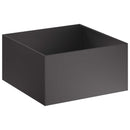 vidaXL Kerti cserép 2 db Fekete 60 x 60 x 40 cm Hidegen hengerelt acél