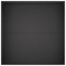 vidaXL Kerti cserép 2 db Fekete 60 x 60 x 40 cm Hidegen hengerelt acél