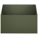 vidaXL Kerti cserép 2 db Olajzöld 80 x 80 x 40 cm