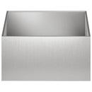 vidaXL Kerti cserép 2 db Ezüst 80 x 80 x 40 cm Rozsdamentes Acél