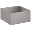 vidaXL Kerti cserép Rozsdás 100 x 100 x 40 cm Időjárásálló Acél