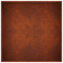 vidaXL Kerti cserép 2 db Rozsdás 100 x 100 x 40 cm Időjárásálló Acél