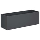 vidaXL Kerti cserép Antracitszürke 40 x 20 x 20 cm