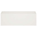 vidaXL Kerti cserép 2 db Fehér 60 x 20 x 20 cm Hidegen hengerelt acél