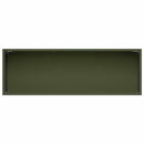 vidaXL Kerti cserép 2 db Olajzöld 60 x 20 x 20 cm