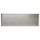 vidaXL Kerti cserép Ezüst 60 x 20 x 20 cm Rozsdamentes Acél