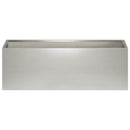 vidaXL Kerti cserép 2 db Ezüst 60 x 20 x 20 cm Rozsdamentes Acél