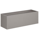 vidaXL Kerti cserép 2 db Rozsdás 60 x 20 x 20 cm Időjárásálló Acél