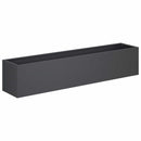 vidaXL Kerti cserép Antracitszürke 80 x 20 x 20 cm