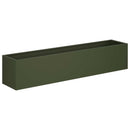 vidaXL Kerti cserép 2 db Olajzöld 100 x 20 x 20 cm