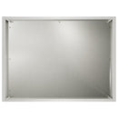 vidaXL Kerti cserép Ezüst 40 x 30 x 30 cm Rozsdamentes Acél