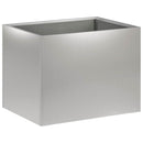 vidaXL Kerti cserép 2 db Ezüst 40 x 30 x 30 cm Horganyzott Acél