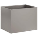 vidaXL Kerti cserép 2 db Rozsdás 40 x 30 x 30 cm Időjárásálló Acél