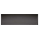 vidaXL Kerti cserép Fekete 100 x 30 x 30 cm Hidegen hengerelt acél