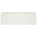 vidaXL Kerti cserép Fehér 100 x 30 x 30 cm Hidegen hengerelt acél